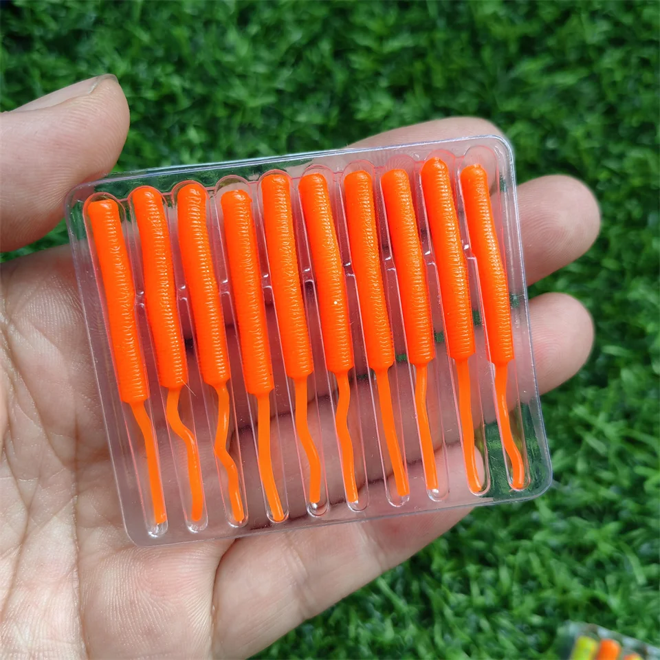 Fishing Lure Jerkbait - Leurre de pêche MUKUN, mini-verme souple,