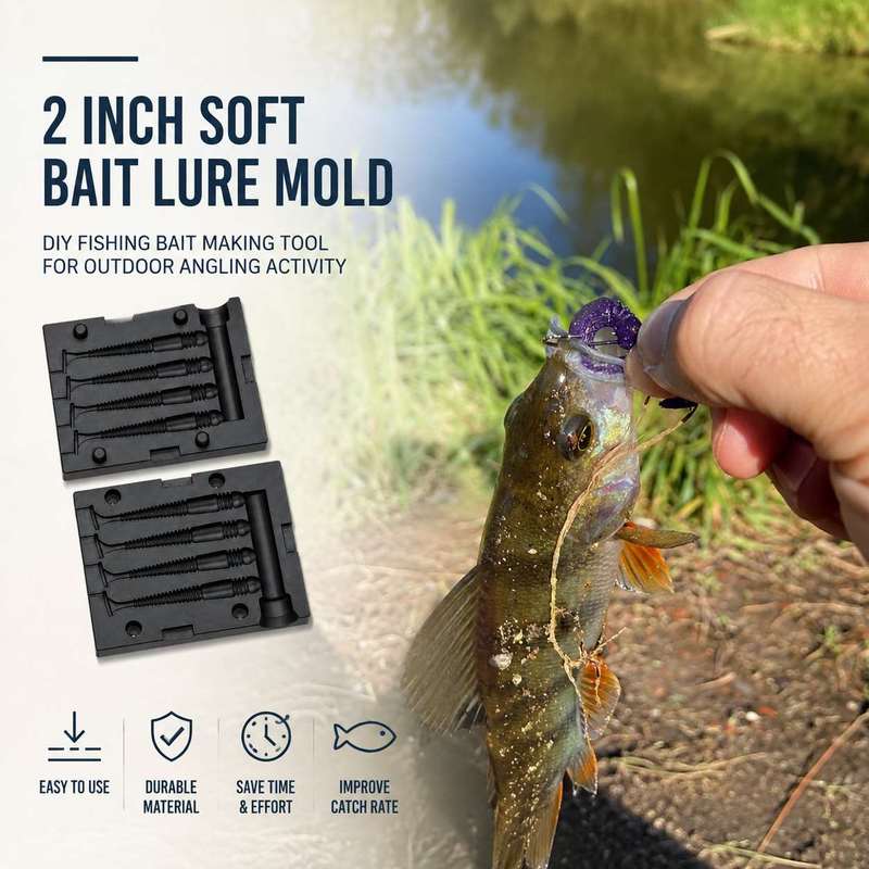 Fishing Lure Accessories - Moule pour appâts souples de 2