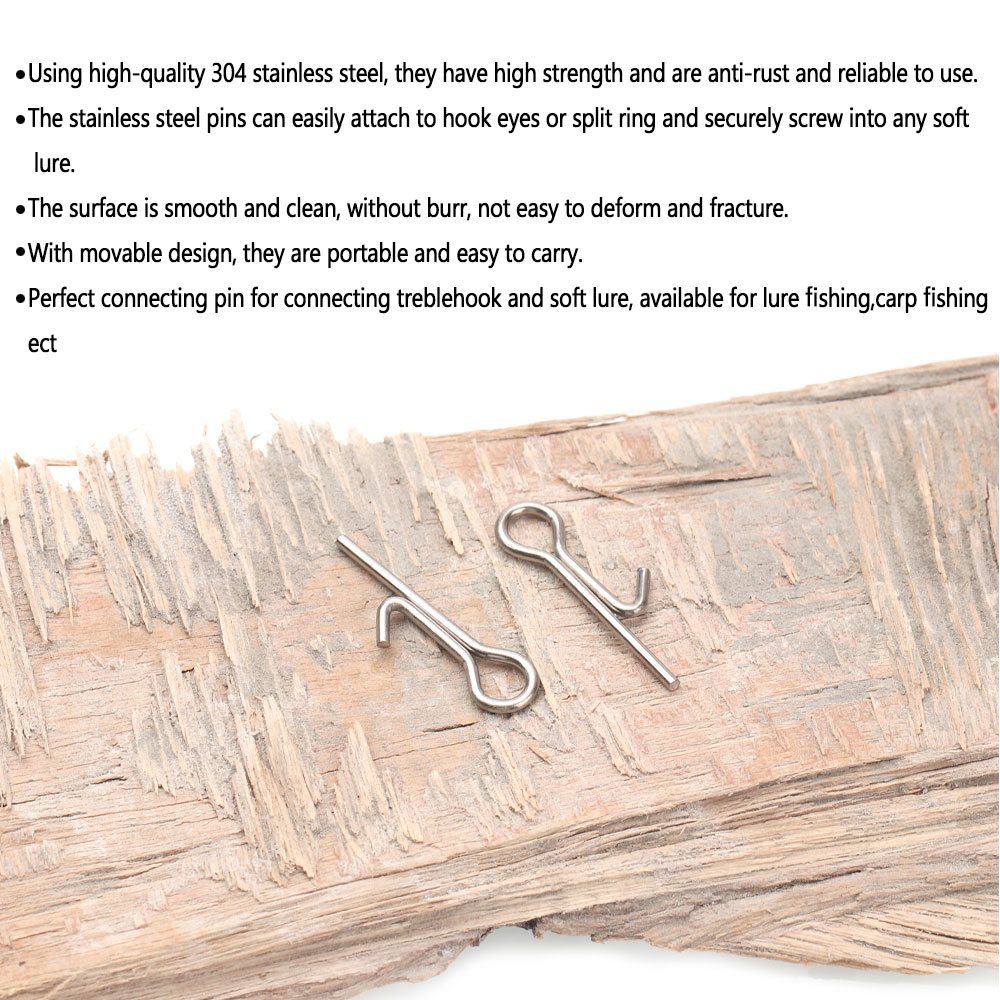50/100 pièces Épingles de fixa - Fishing Lure Accessories avis et prix