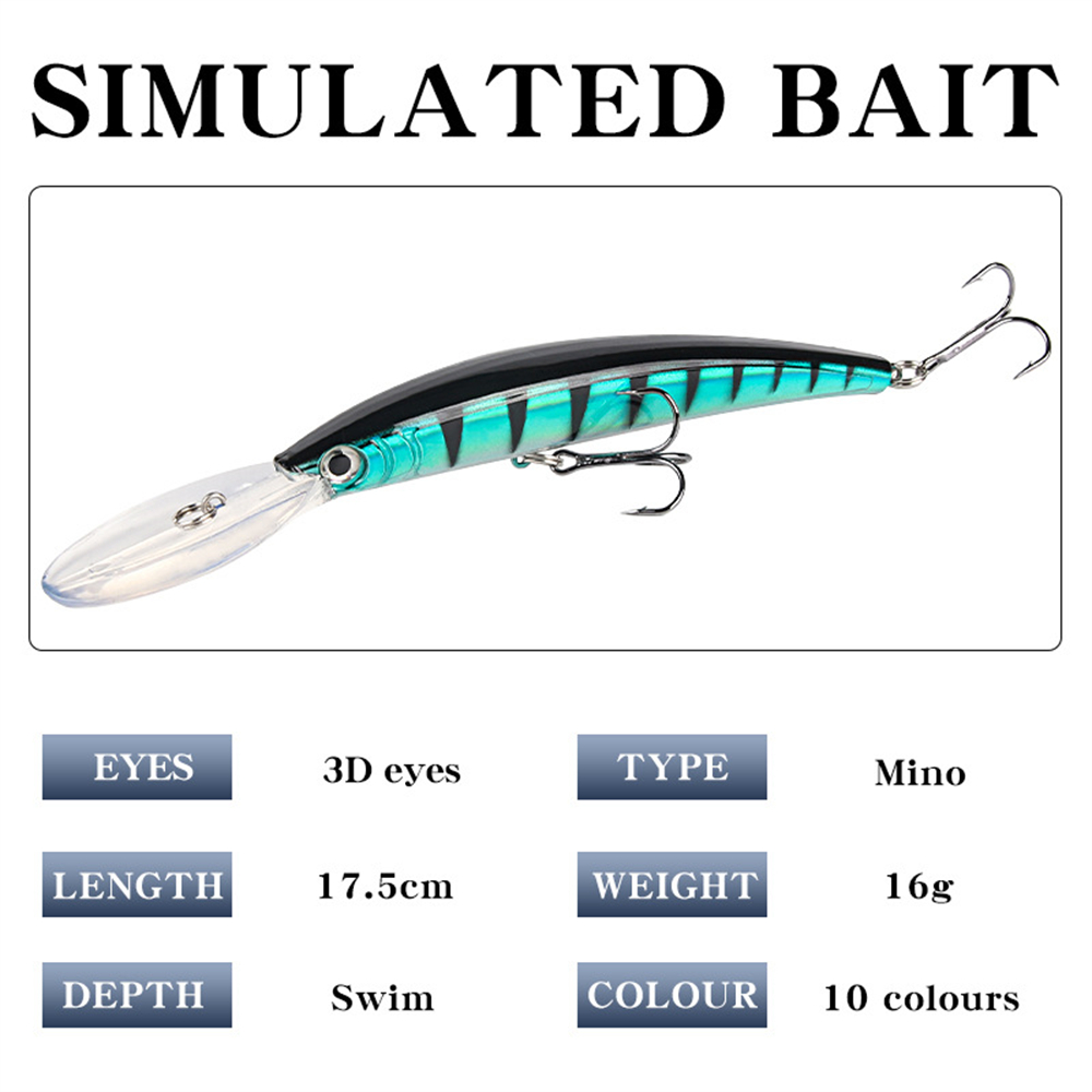 Longue langue méné leurre de p - Fishing Lure Jerkbait avis et prix