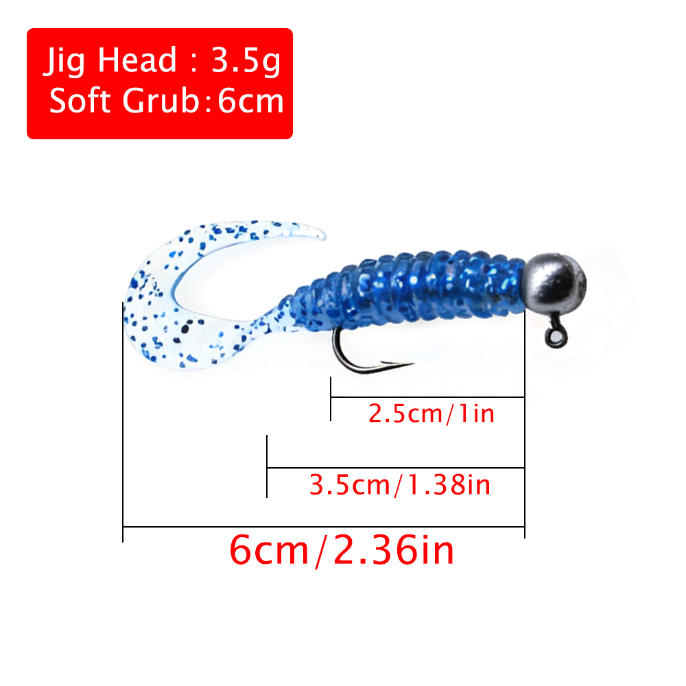 Mr.Lurion 10 pièces/boîte, leu - Fishing Lure Soft Plastic avis et prix