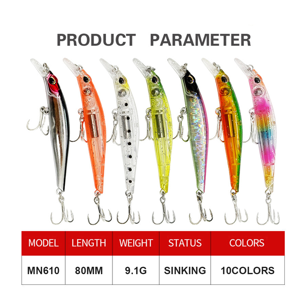 8 cm 9.1g leurres de pêche cou - Fishing Lure Jerkbait avis et prix