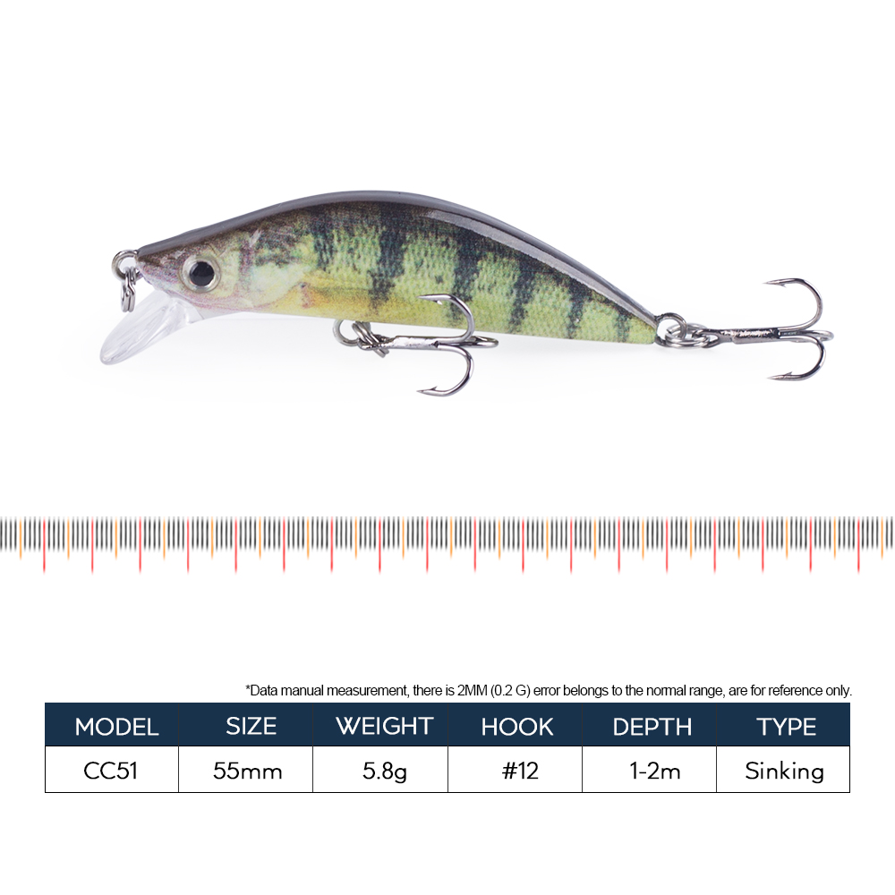 Hanlin Mini vairon 55mm 5.8g l - Fishing Lure Crankbait avis et prix