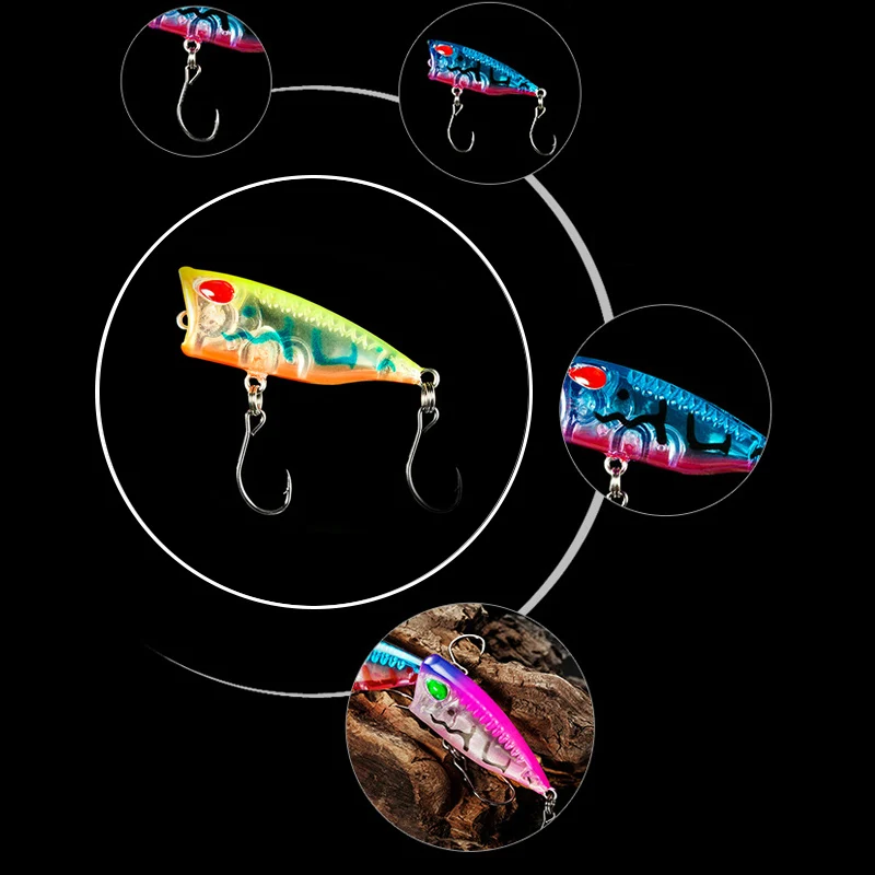 Nouveau 1 pièces 4 cm 3g mini  - Fishing Lure Popper avis et prix